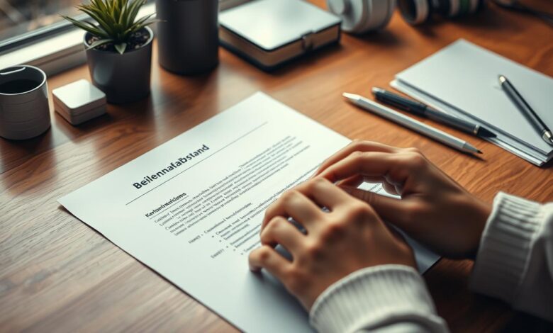 Bewerbung Zeilenabstand