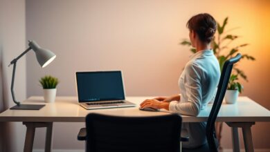 Richtig sitzen am Schreibtisch